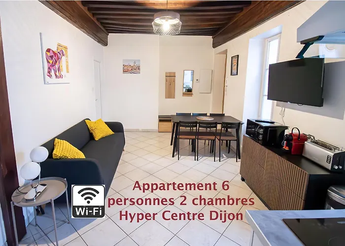 Le Zola Compose De 3 Distincts En Hyper Centre De Avec Wifi * Дижон